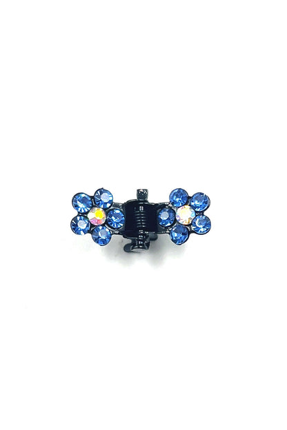 Mini Flower Hair Jaws with Crystal Petals Hair Jaws Soho Style