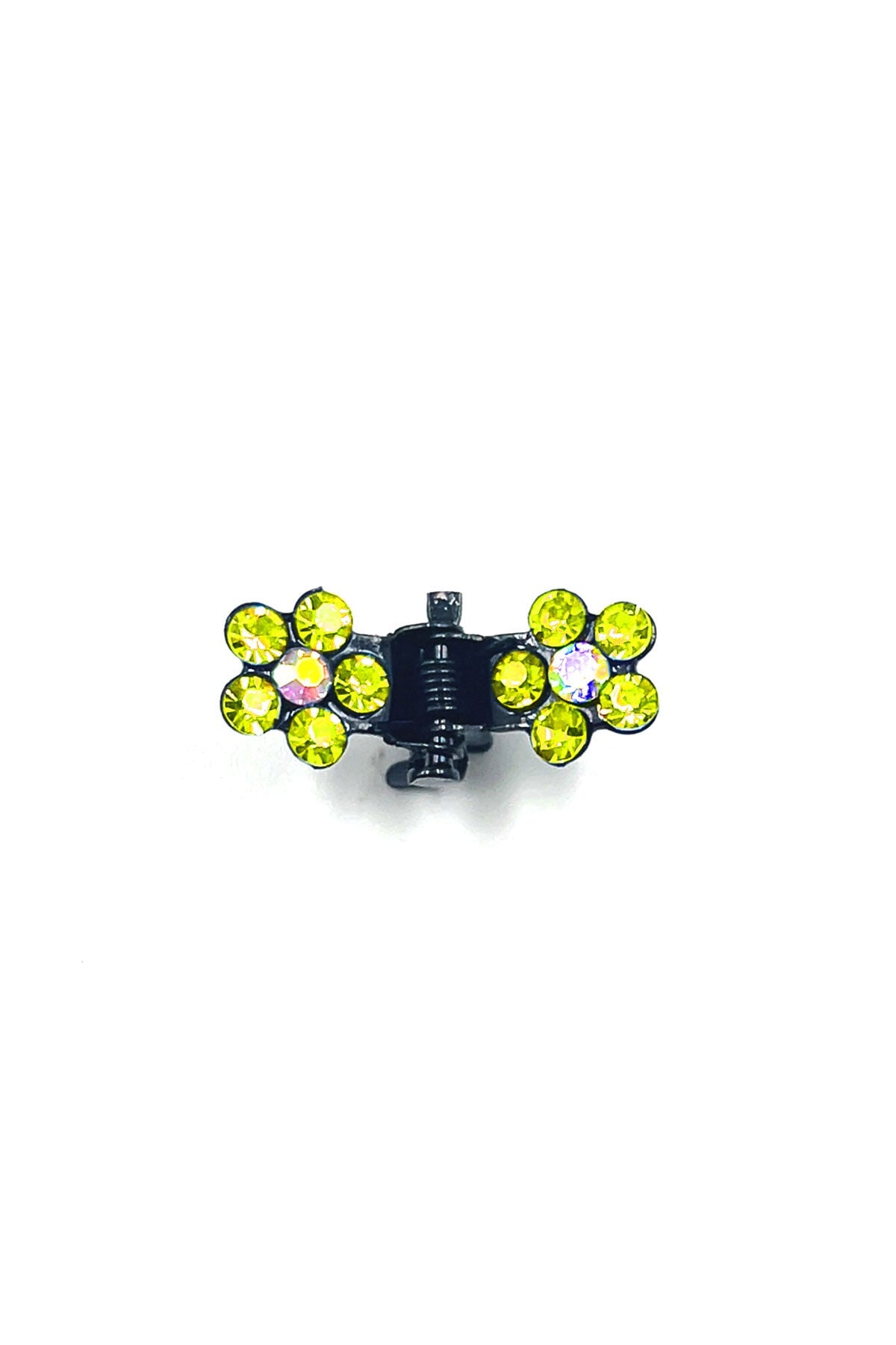 Mini Flower Hair Jaws with Crystal Petals Hair Jaws Soho Style