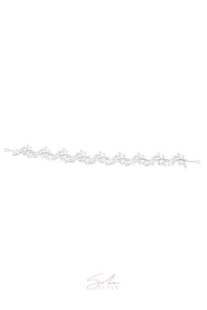Crystal Foliage Headband Wedding Sale