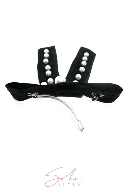 Pearl Ribbon Bow Barrette Barrette Soho Style