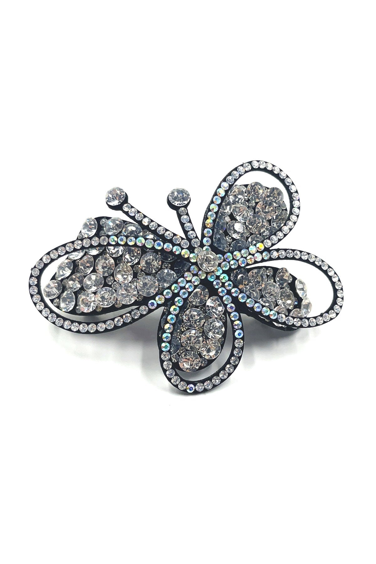 Big butterfly eye crystal barrette Soho Style