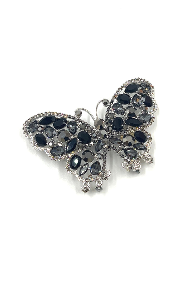 Dangling Crystal Butterfly Barrette Barrette Soho Style