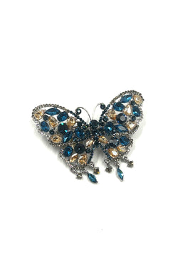 Dangling Crystal Butterfly Barrette Barrette Soho Style