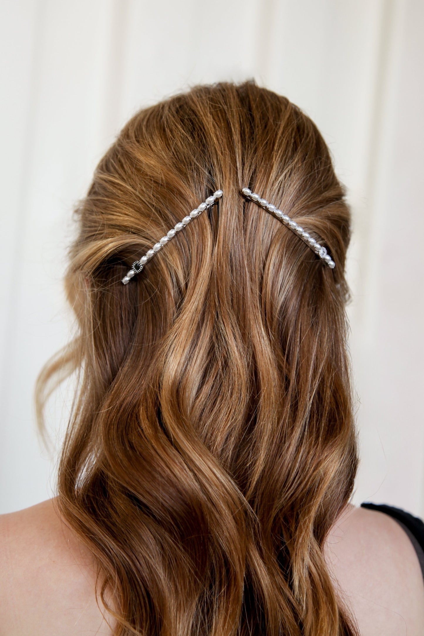 Studded Pearl Barrette Barrette Soho Style