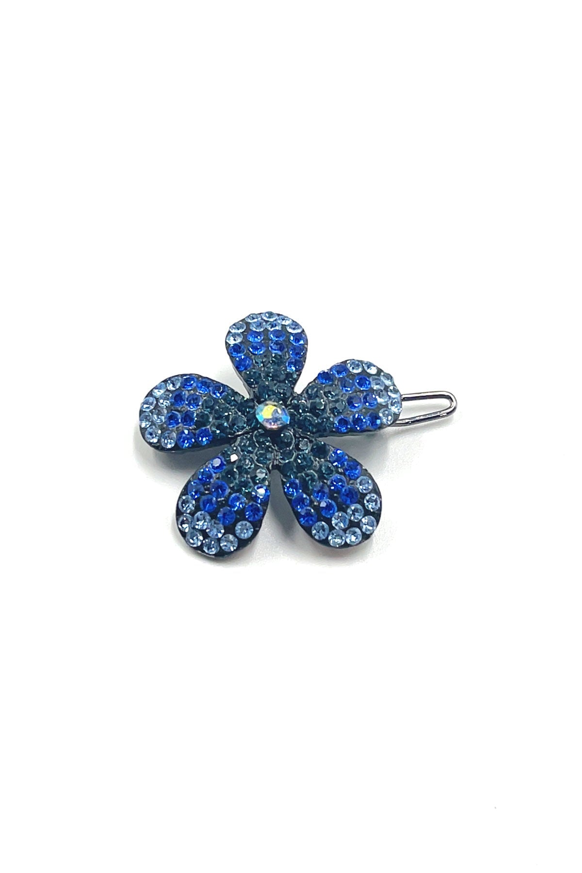 Ombre Crystal Flower Barrette Barrette Soho Style