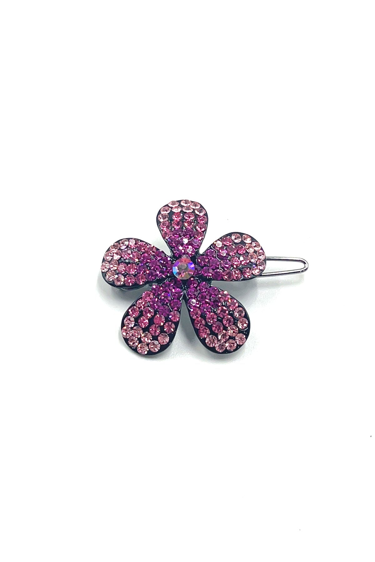 Ombre Crystal Flower Barrette Barrette Soho Style