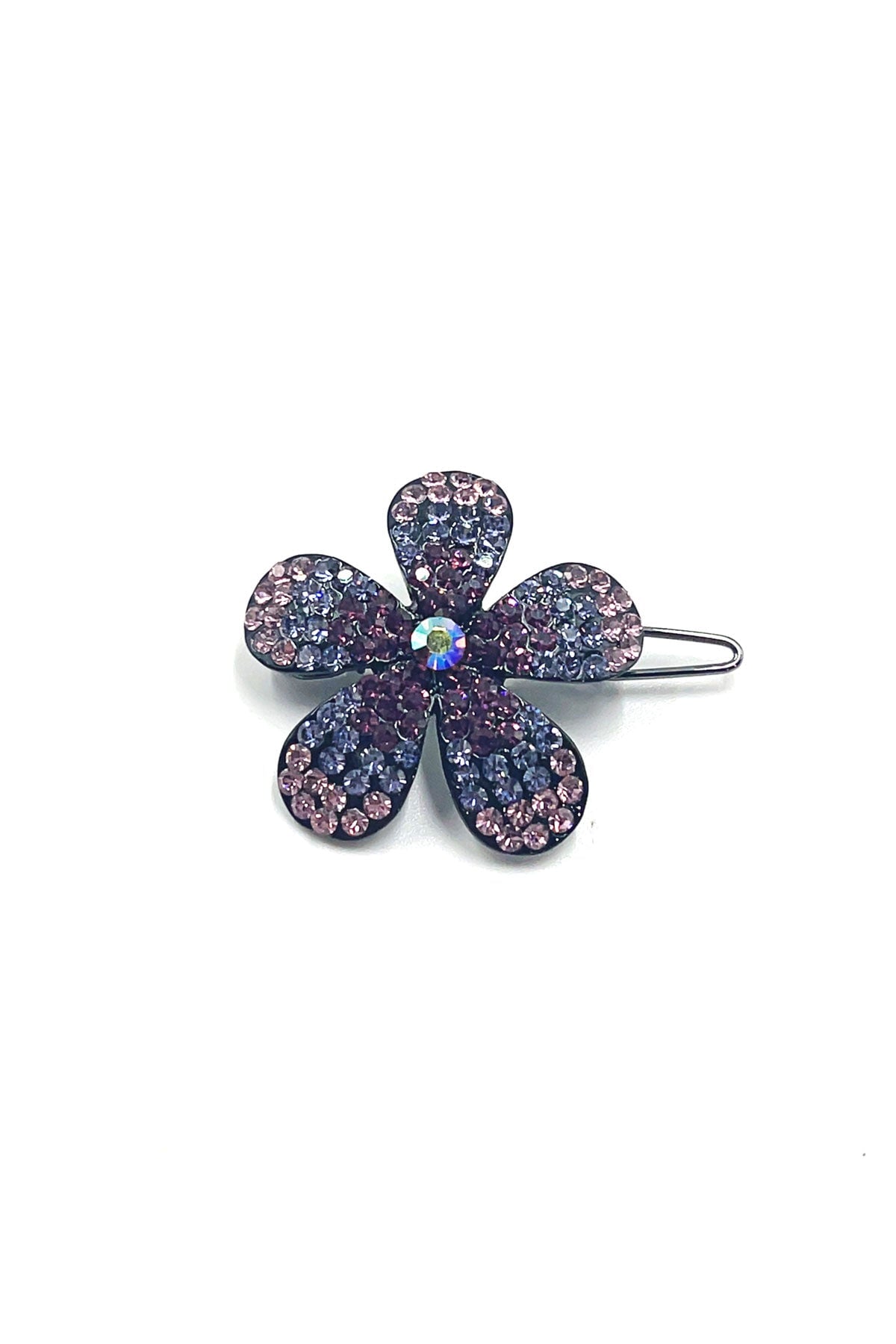Ombre Crystal Flower Barrette Barrette Soho Style