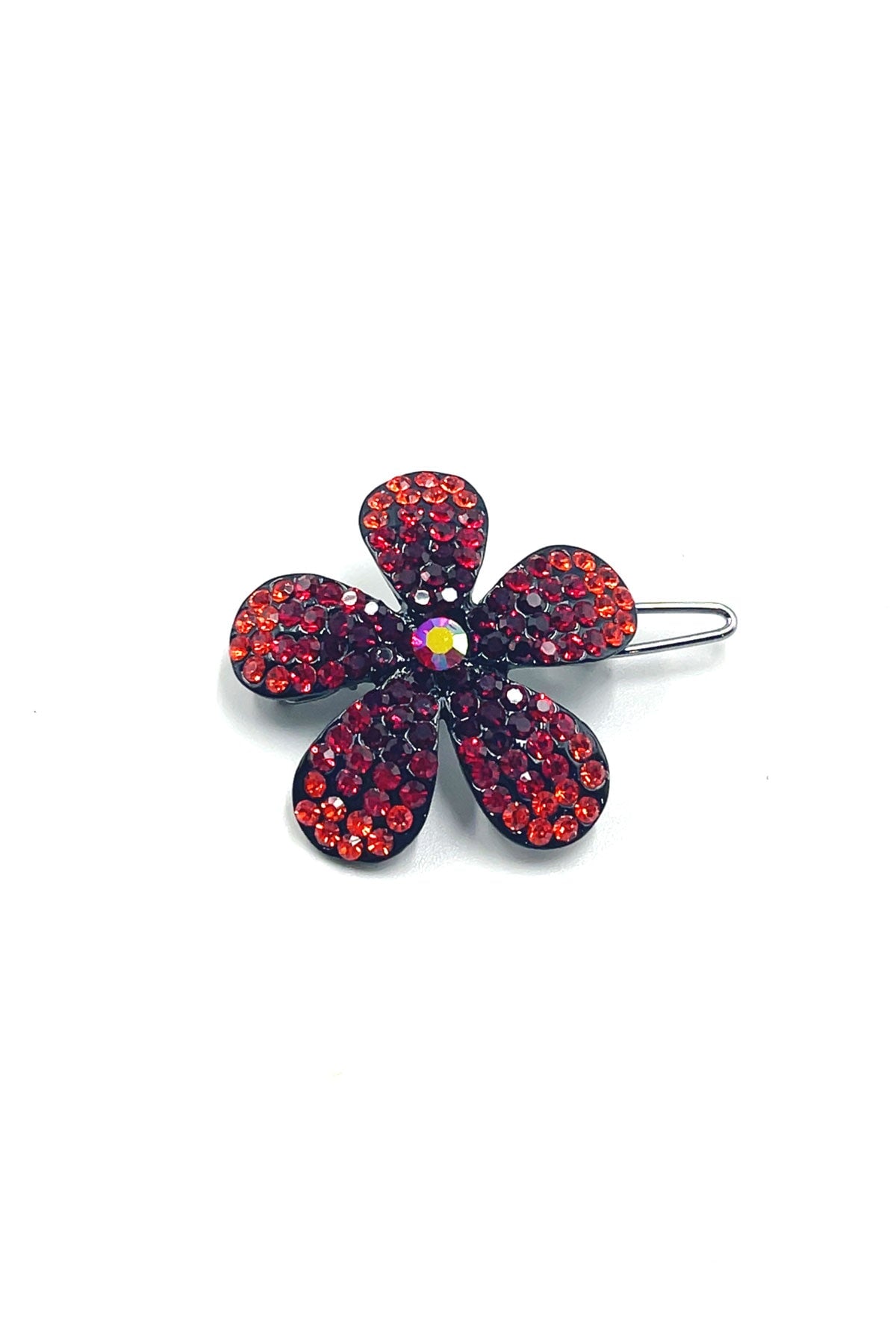 Ombre Crystal Flower Barrette Barrette Soho Style