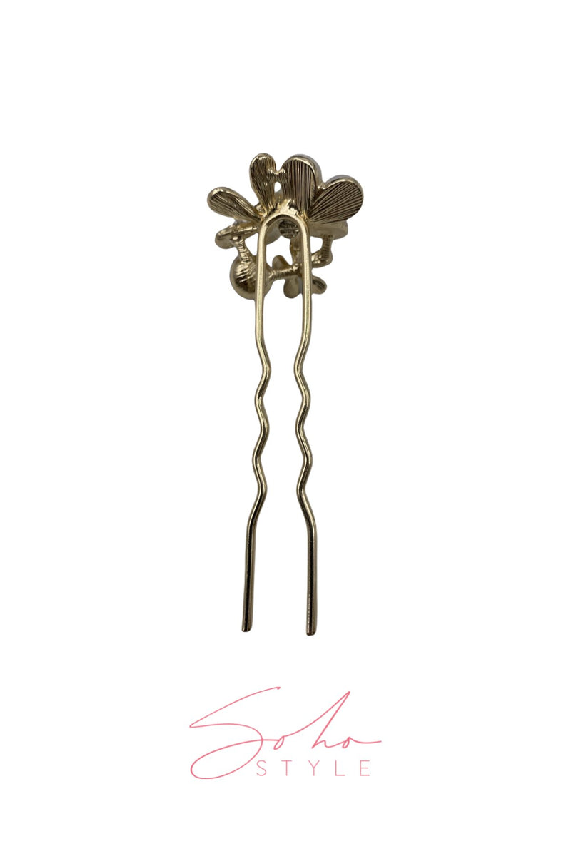 Floral Pearl Cluster Hair Stick Stick Soho Style