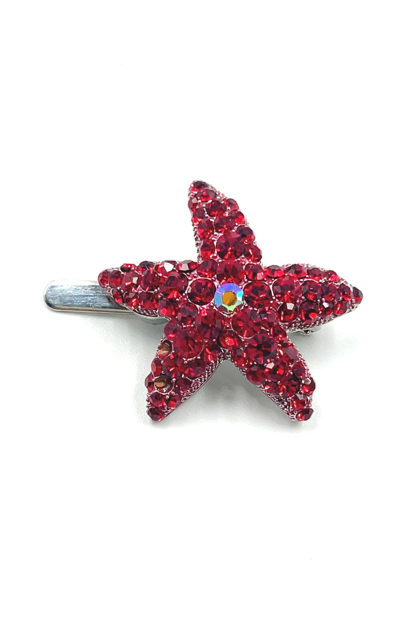 Summer Starfish Magnetic Barrette Barrette Soho Style