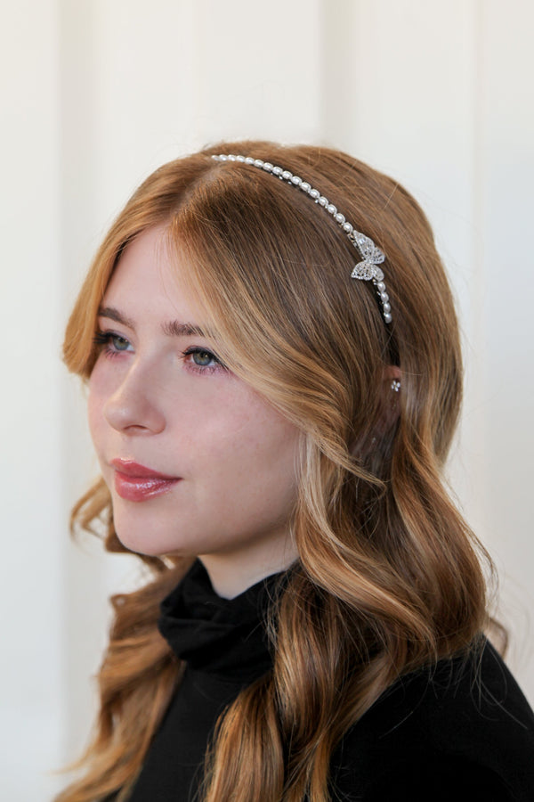 Butterfly Pearl Headband Headband Soho Style