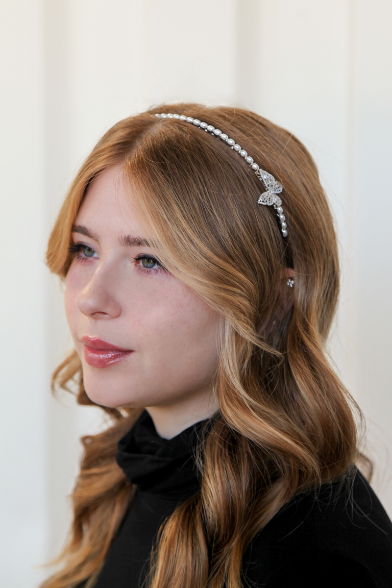 Butterfly Pearl Headband