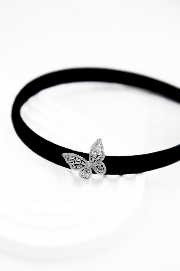 Velvet Butterfly Headband Headband Soho Style