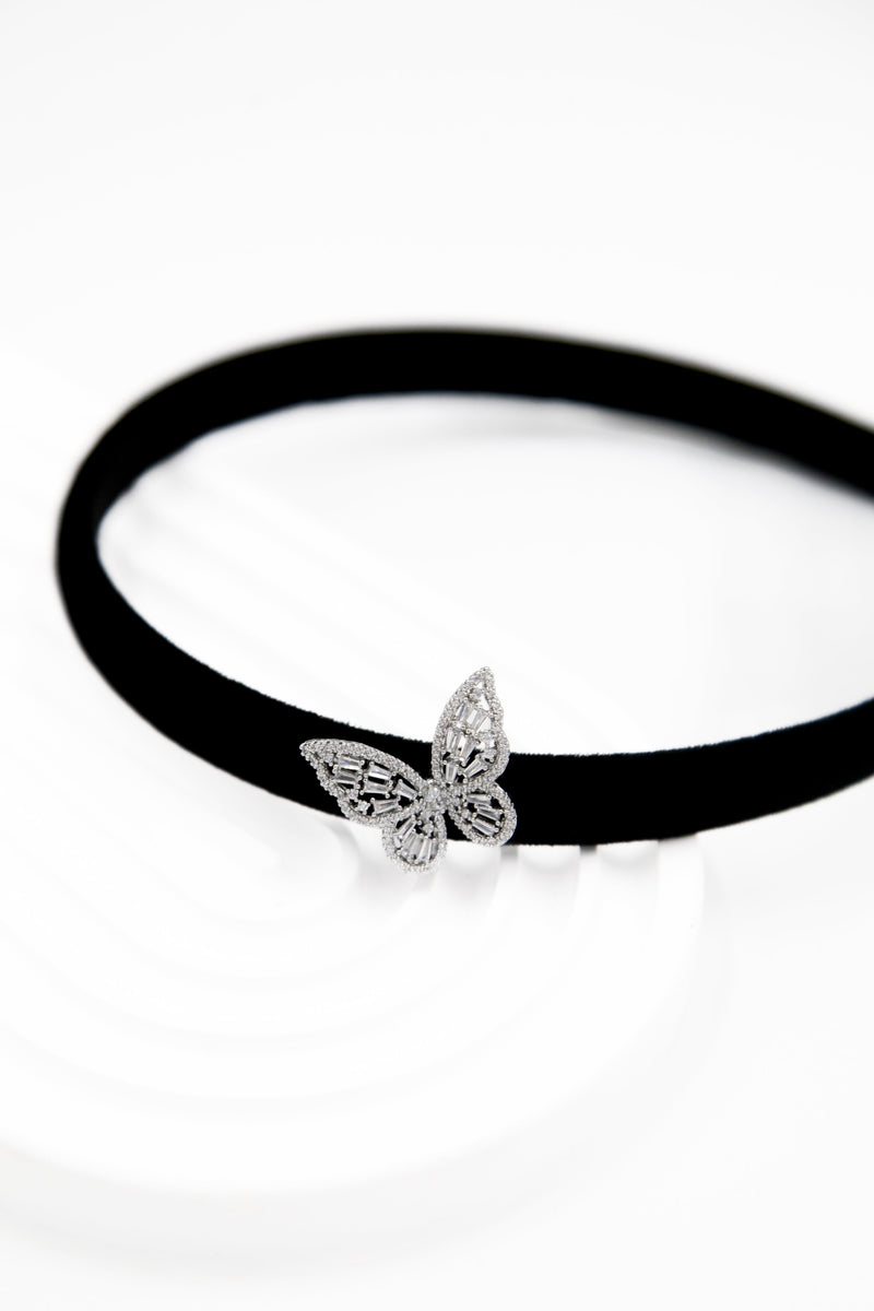 Velvet Butterfly Headband Headband Soho Style