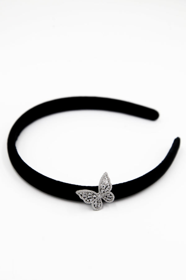Velvet Butterfly Headband Headband Soho Style