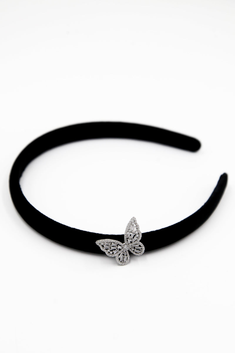 Velvet Butterfly Headband Headband Soho Style