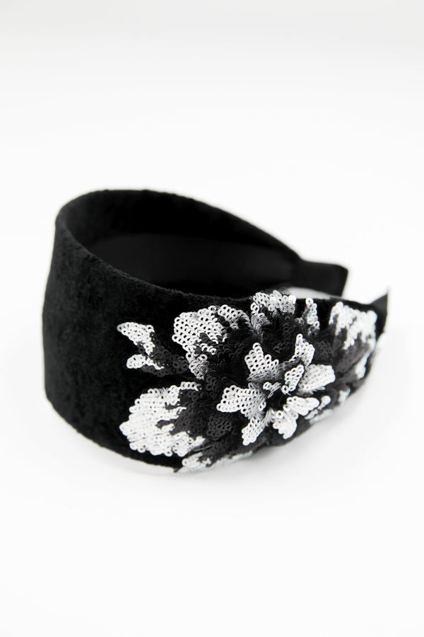 Sequin Flower Headband Headband Soho Style