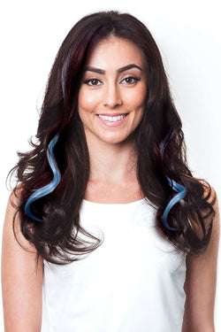 Human Hair Highlight Color Clip Extensions Set Hair Extension Soho Style
