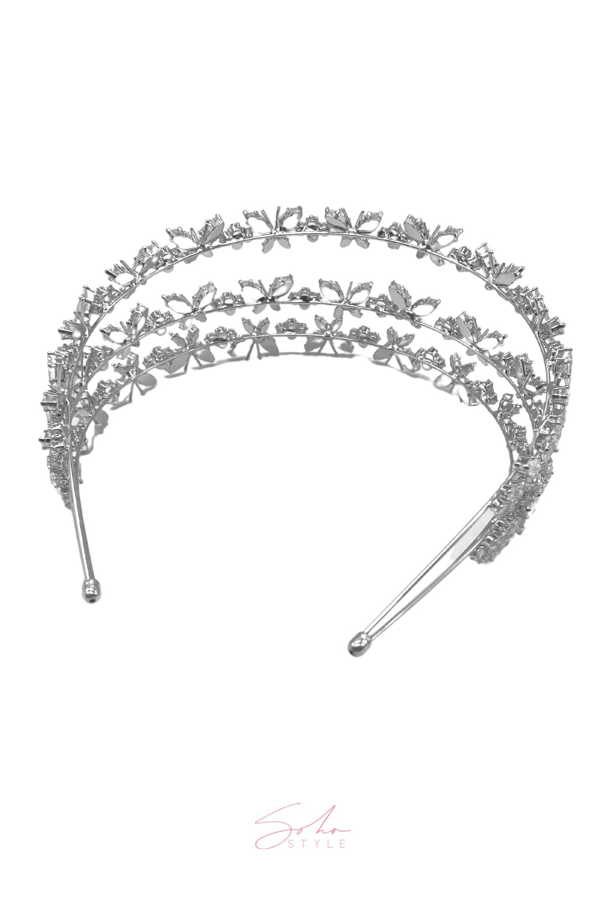 BUTTERFLY CRYSTAL HEADBAND Wedding Sale