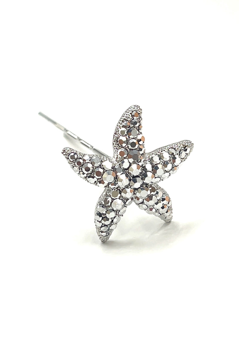 Crystal Starfish Hair Stick Stick Soho Style