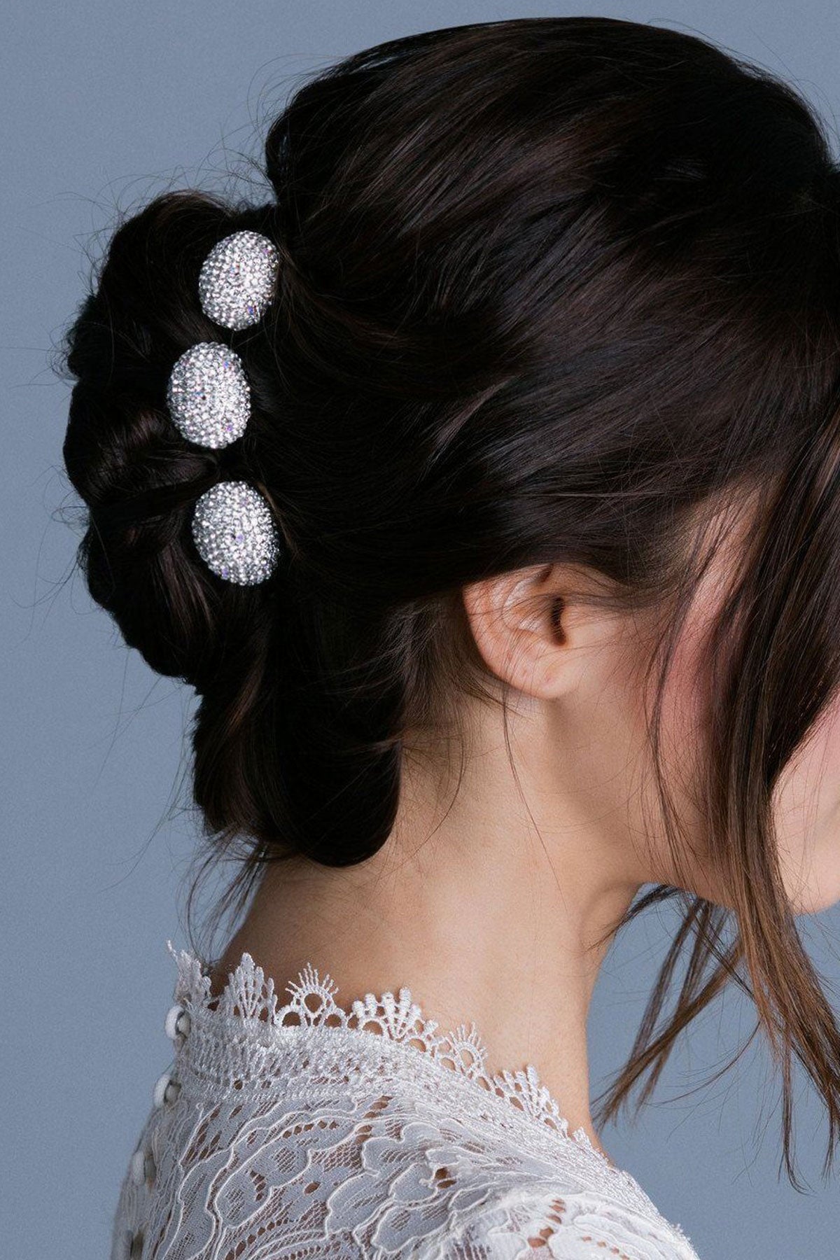 Crystal Mushroom Hair Stick Stick Soho Style