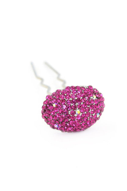 Crystal Mushroom Hair Stick Stick Soho Style