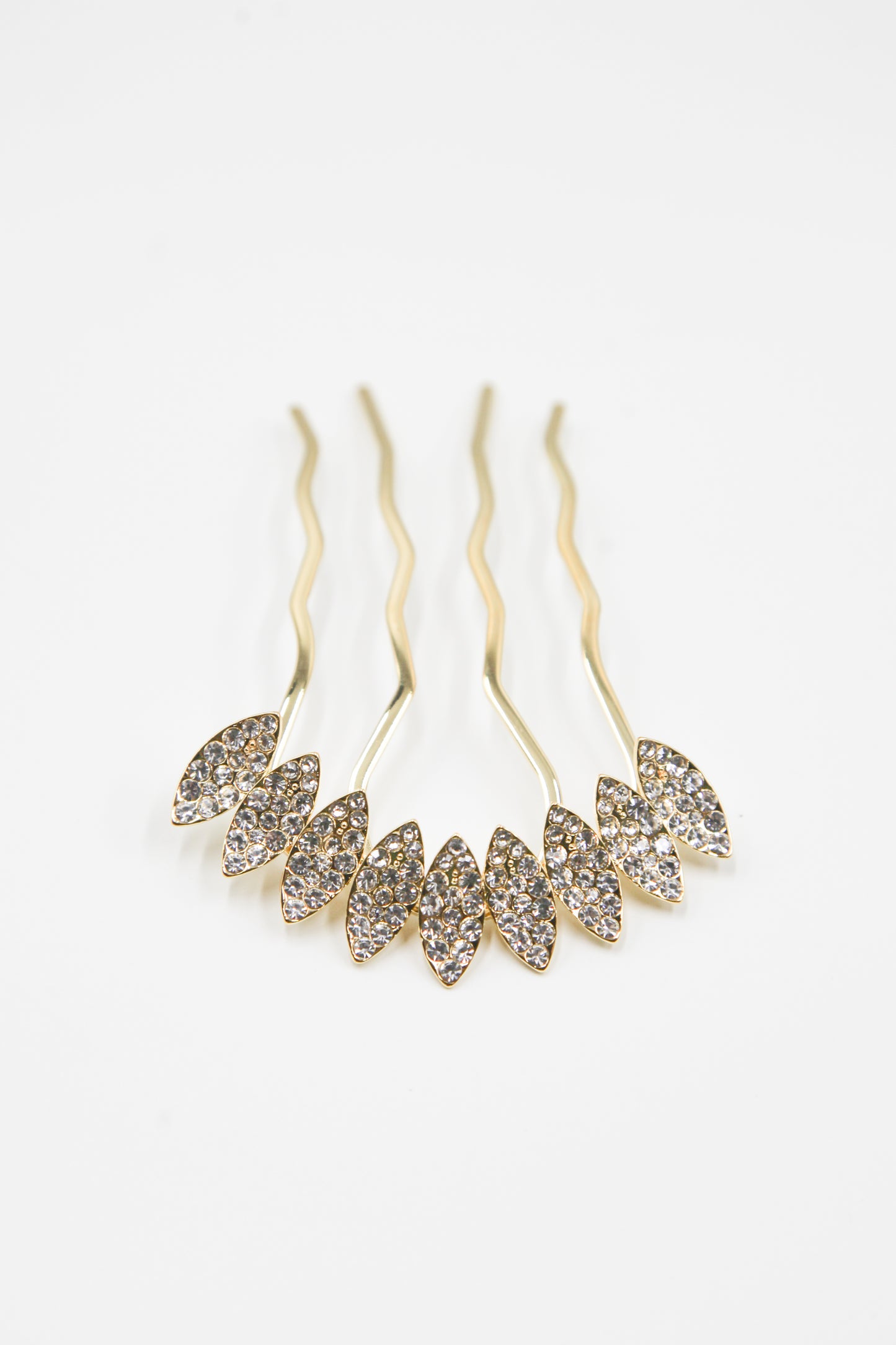 Multi-Tone Almond Crystal Hair Stick