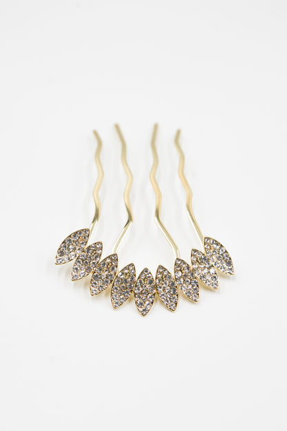 Multi-Tone Almond Crystal Hair Stick