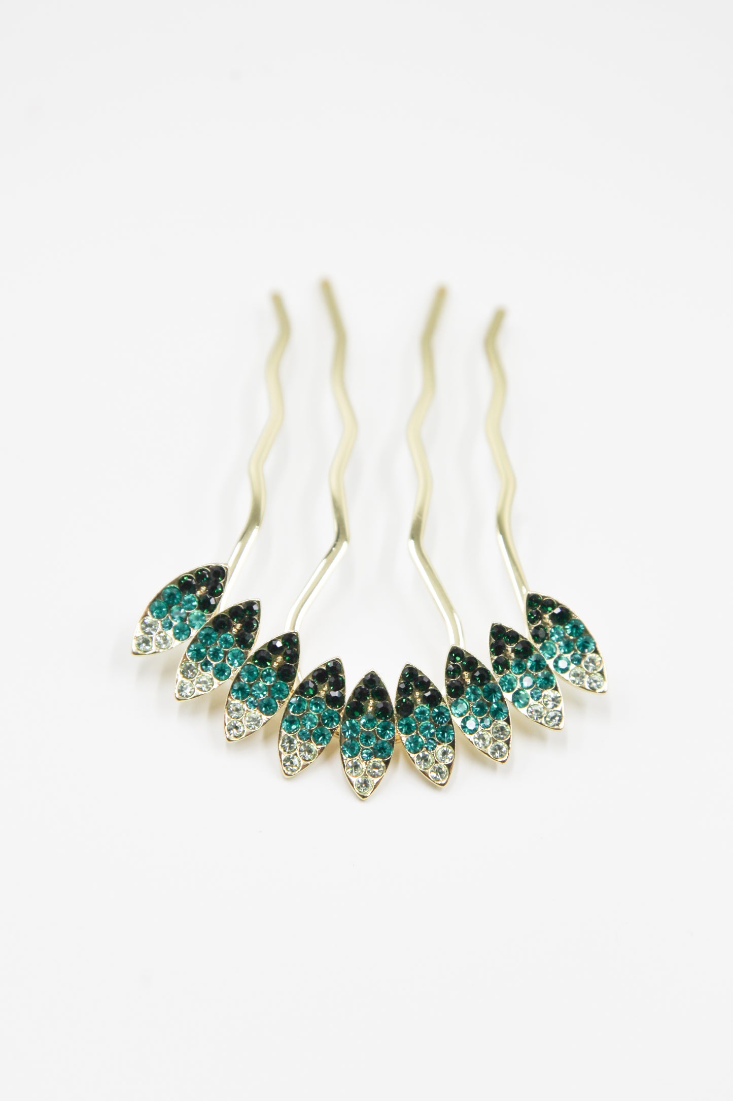Multi-Tone Almond Crystal Hair Stick