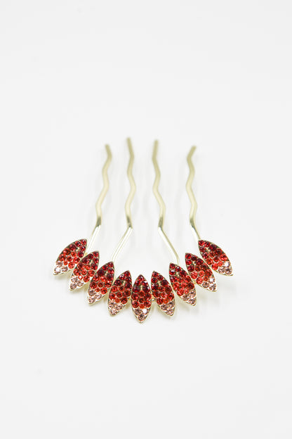 Multi-Tone Almond Crystal Hair Stick