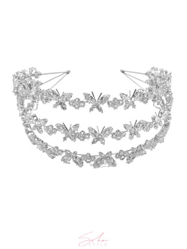 Butterfly Tier Crystal Headband