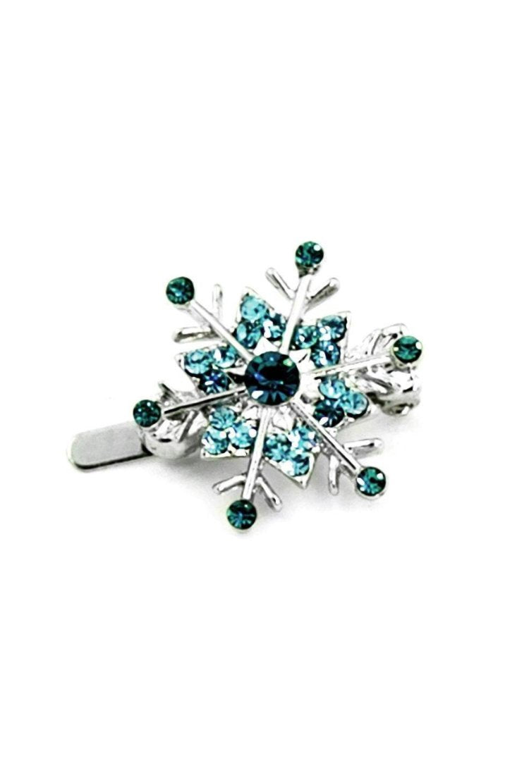 Snowflake Crystal Magnetic Barrettes Barrette Soho Style