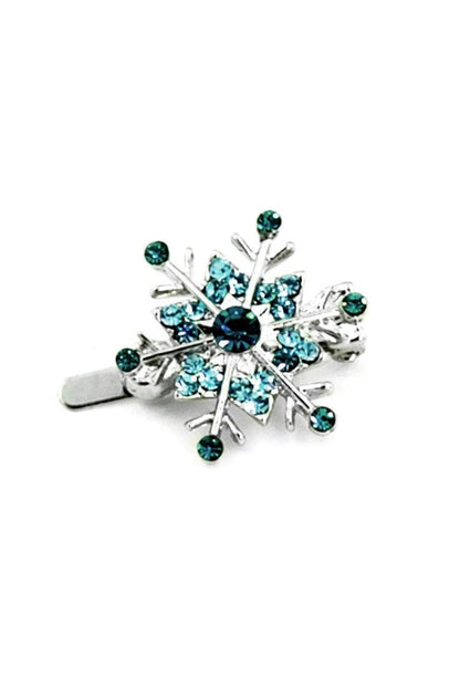 Snowflake Crystal Magnetic Barrettes Barrette Soho Style