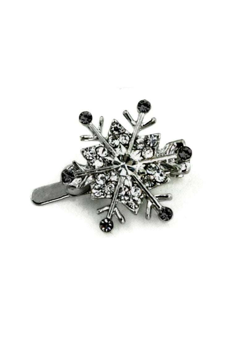 Snowflake Crystal Magnetic Barrettes Barrette Soho Style