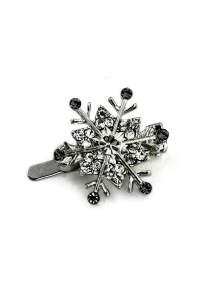 Snowflake Crystal Magnetic Barrettes Barrette Soho Style