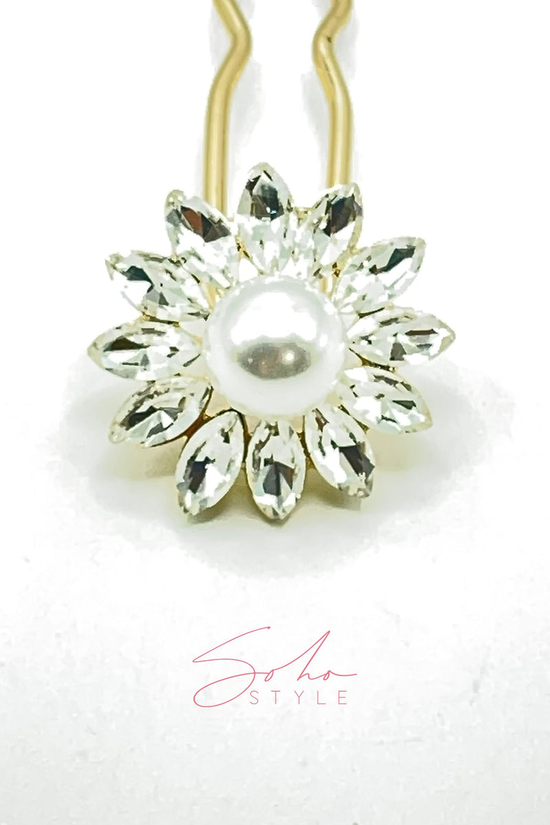 Pearl Marquise Hair Stick Stick Soho Style