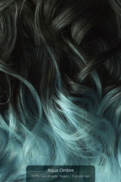 Ombre Aura - 15" or 19" Invisible Wired (Halo®) Futura Hair Extension Hair Extension Soho Style