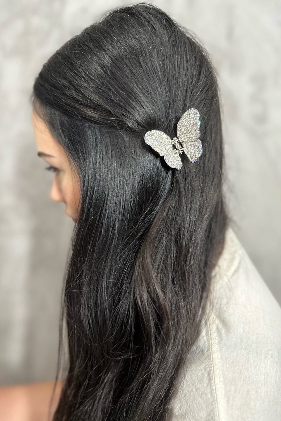 Ombre Crystal Butterfly Jaw Hair Jaws Soho Style