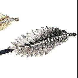 Metal leaf hair barrette Barrette Soho Style