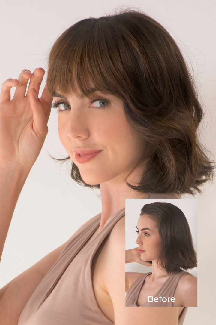 New Bang - Human Hair Clip-In Extension