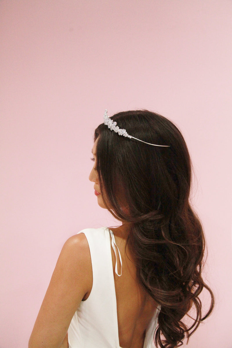 Icy Flower Tiara Wedding Sale