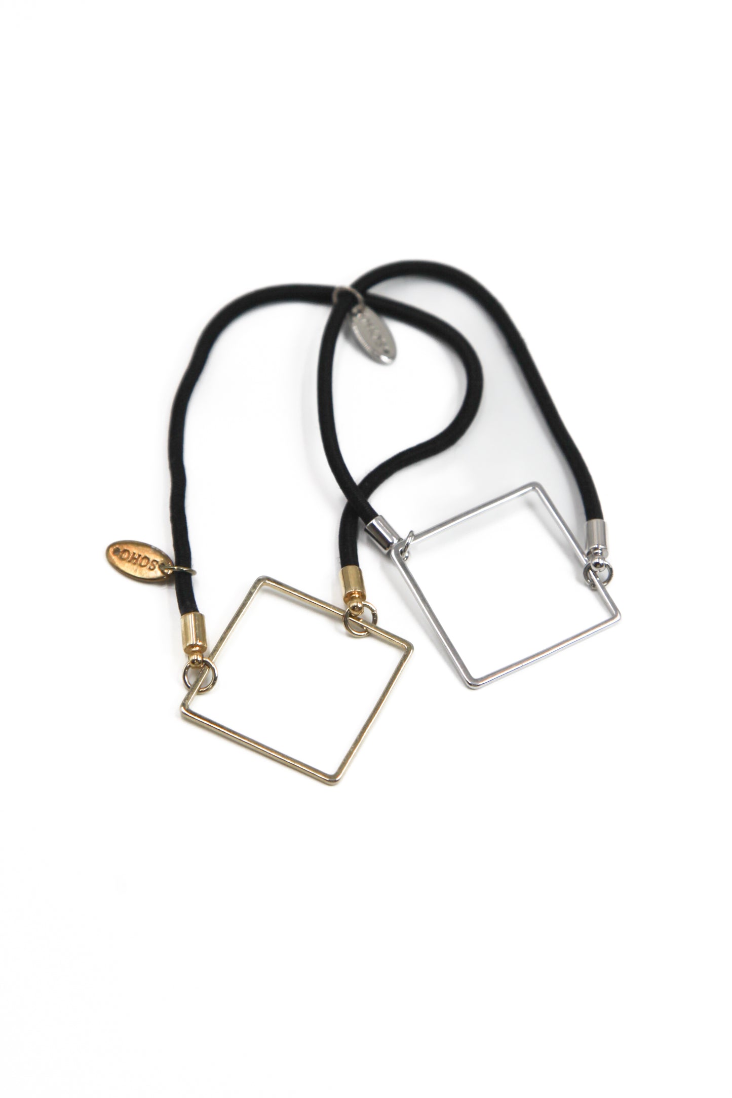 Metal Square Ponytail Holders #H12