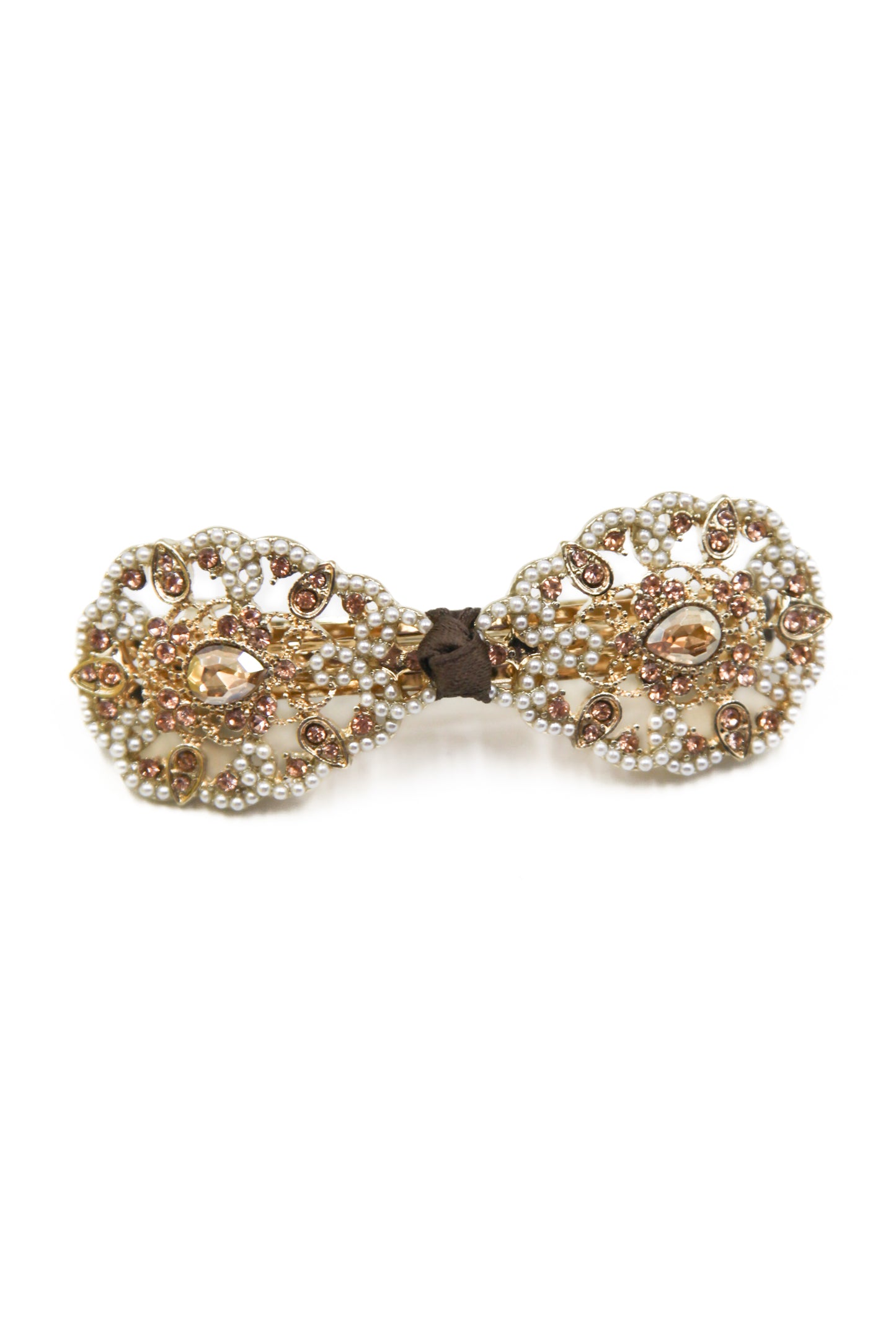 Crystal Bow Barrette