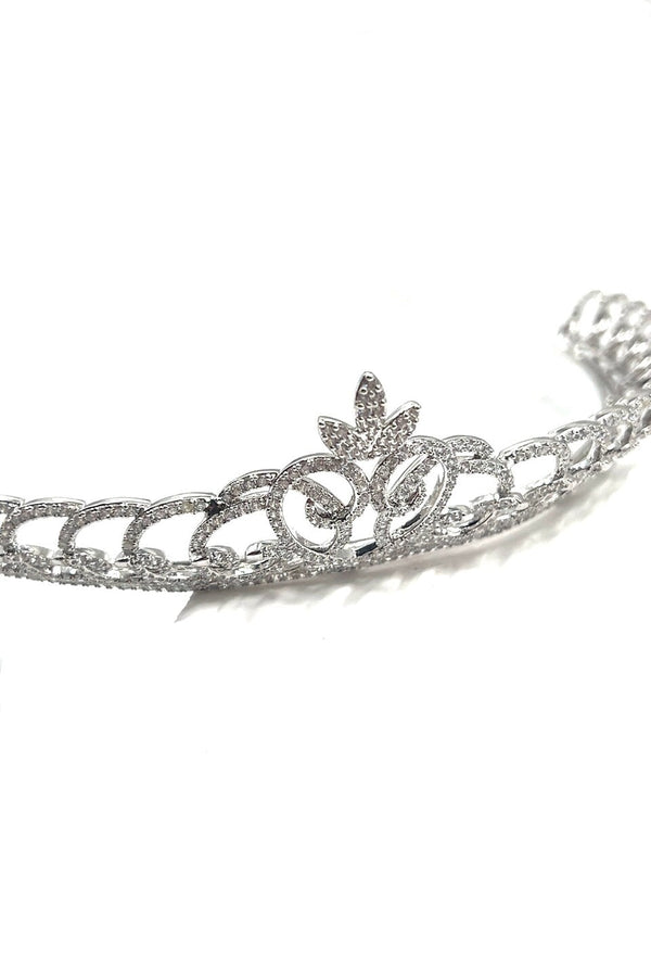 Rosé Crystal Tiara Soho Style