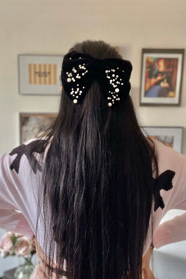 Massive Ribbon Barrette Hair Jaws Soho Style