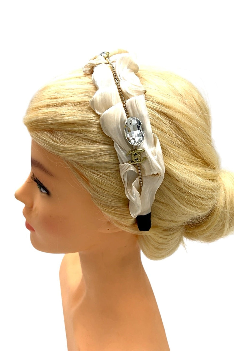 Scrunchy Style Embellished Headband Headband Soho Style