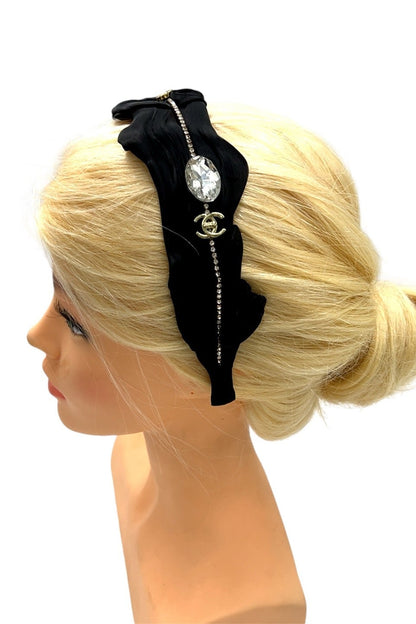 Scrunchy Style Embellished Headband Headband Soho Style
