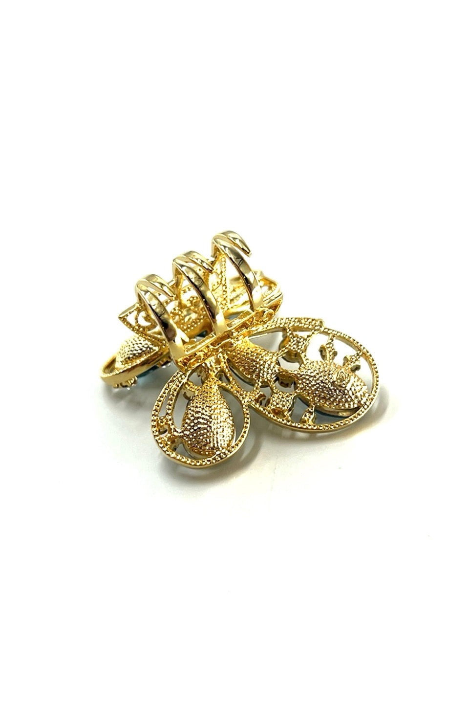 Elegant Gold & Crystal Butterfly Hair Jaw Hair Jaws Soho Style
