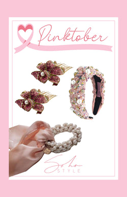 Pearls & Pink Special Collection breast cancer Sale