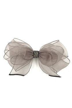 Gray See-Through Barrette Barrette Soho Style